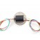 Miniature Slip Ring - 12mm diameter, 6 wires, max 240V @ 2A