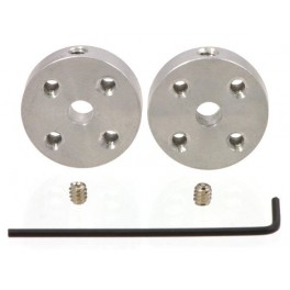 Pololu Universal Aluminum Mounting Hub for 4mm Shaft, M3 Holes (2-Pack) Pololu Universal Aluminum Mounting Hub for 4mm Shaft, M3 Holes (2-Pack)