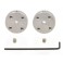 Pololu Universal Aluminum Mounting Hub for 3mm Shaft, M3 Holes (2-Pack)