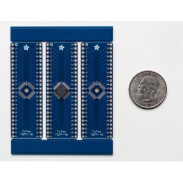 SMT Breakout PCB for 48-QFN or 48-TQFP - 3 Pack