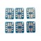SMT Breakout PCB for SOIC-8, MSOP-8 or TSSOP-8 - 6 Pack