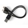 USB cable - 8" A to Mini B Charging and Micro B Data