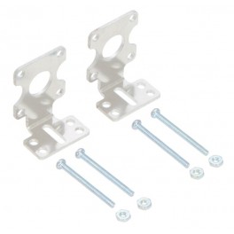 Pololu Extended Stamped Aluminum L-Bracket Pair for Plastic Gearmotors