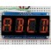 Quad Alphanumeric Display - Red 0.54" Digits w/ I2C Backpack