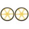 Pololu Wheel 80x10mm Pair - Yellow