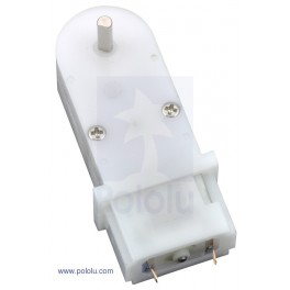 Pololu 120:1 Mini Plastic Gearmotor 90-Degree 3mm D-Shaft Output