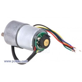 50:1 Metal Gearmotor 37Dx54L mm with 64 CPR Encoder
