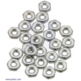 Machine Hex Nut: 2-56 (25-pack)