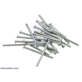 Machine Screw: 2-56, 1 1/4" Length, Phillips (25-pack)