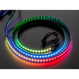 Adafruit NeoPixel Digital RGB LED Strip 12 LED - 8cm Black