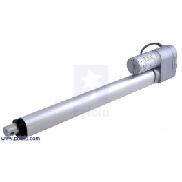 Concentric LACT12P-12V-20 Linear Actuator with Feedback: 12" Stroke, 12V, 0.5"/s