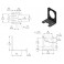 Pololu Stamped Aluminum L-Bracket for NEMA 14 Stepper Motors