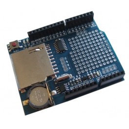 Datalogger shield s RTC a slotem pro SD kartu