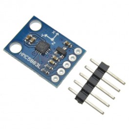 Třiosý magnetometer (kompas) s obvodem HMC5883L