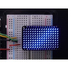 LED Charlieplexed Matrix - 9x16 LEDs - Blue