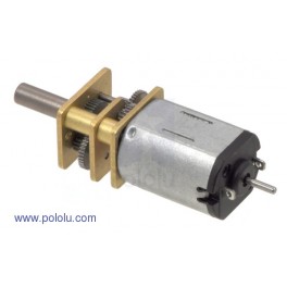 10:1 Micro Metal Gearmotor LP 6V with Extended Motor Shaft 10:1 Micro Metal Gearmotor LP 6V with Extended Motor Shaft