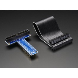 Assembled Pi T-Cobbler Plus - GPIO Breakout - Pi A+, B+, Pi 2, Pi 3, Zero Assembled Pi T-Cobbler Plus - GPIO Breakout - Pi A+, B+, Pi 2, Pi 3, Zero