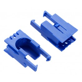 Romi Chassis Motor Clip Pair - Blue