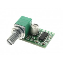Audio zesilovač stereofonní s regulací hlasitosti, PAM8403