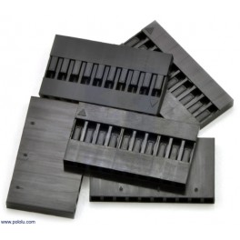 0.1" (2.54mm) Crimp Connector Housing: 1x10-Pin 5-Pack 0.1" (2.54mm) Crimp Connector Housing: 1x10-Pin 5-Pack