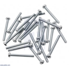 Machine Screw: 2-56, 3/4" Length, Phillips (25-pack) Machine Screw: 2-56, 3/4" Length, Phillips (25-pack)