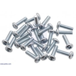 Machine Screw: 4-40, 3/8″ Length, Phillips (25-pack)