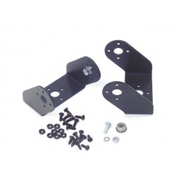 Aluminum Offset Servo Bracket with Ball Bearings Two Pack