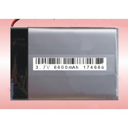 Lithium Ion Polymer Battery - 3.7V 6600mAh