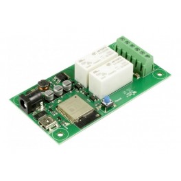ESP32LR20 - 2x relé 16A ovládané přes WiFi ESP32LR20 - 2x relé 16A ovládané přes WiFi