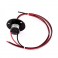 Slip Ring with Flange - 22mm, 2 wires, 10A 240V