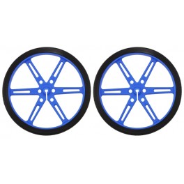 Pololu Wheel 80x10mm Pair - Blue