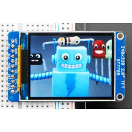 2.0" 320x240 Color IPS TFT Display with microSD Card Breakout