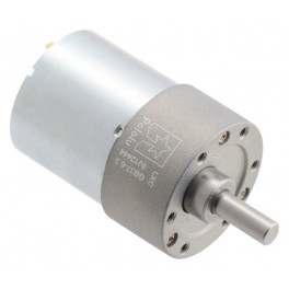 6.3:1 Metal Gearmotor 37Dx50L mm 24V (Helical Pinion)