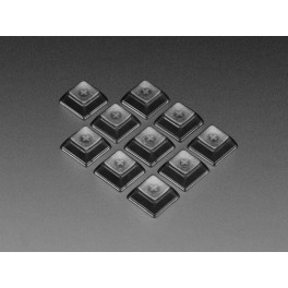 Translucent Smoke DSA Keycaps for MX Compatible Switches - 10 pack