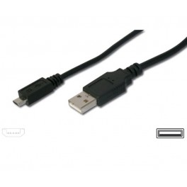 Kabel USB A-microB délka 1m