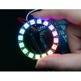 NeoPixel Ring - 16 x WS2812 5050 RGB LED with Integrated Drivers